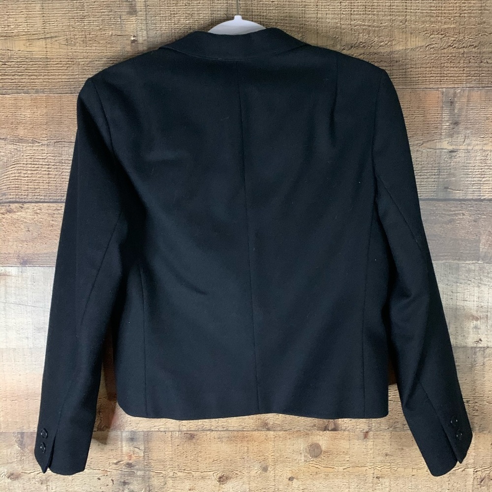 Pendleton Black Wool Crop Blazer Jacket Petite Me… - image 6